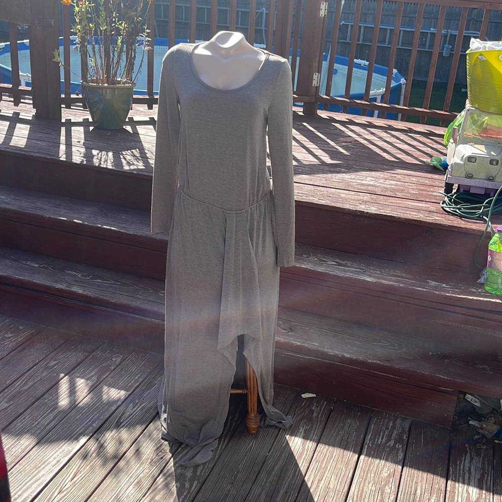 Tinley Road Maxi Dress L/S Size Med - Side Slit